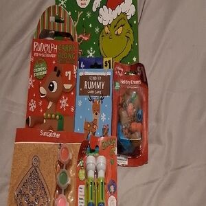 Grinch and Rudolph Kids Activity Set